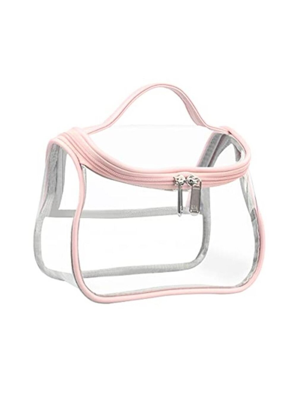 Clear PVC Makeup Bag Travel Toiletry Organizer Cosmetic Case Large Zip